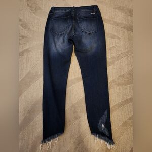 KanCan Dark Blue Distressed Women Jeans